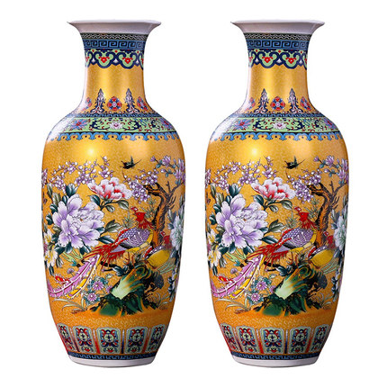 Jingdezhen ceramic European style large vase flower arrangement Jahrriesnge porcelain of vase cna0003
