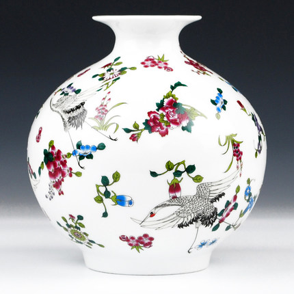 Jingdezhen enamel luminous ceramic vase Jahrriesnge porcelain of Luminous vase cna0030