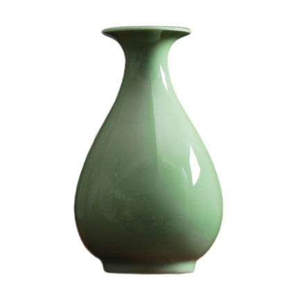 Green pot shape small vase porcelain ornaments Jahrriesnge porcelain of green vase cna0104