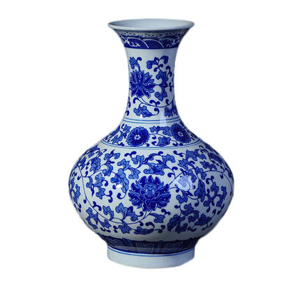 Blue and white porcelain lantern shape ceramic vase ornament Jahrriesnge porcelain of white blue vase cna0212