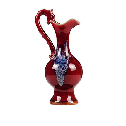 Kiln change Jun porcelain small vase modern home accessories Jahrriesnge porcelain of kiln change Jun porcelain vase cna0223