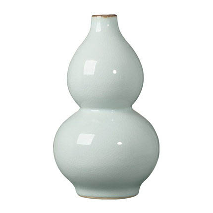 Living room flower arrangement gourd shape cracked ceramic vase Jahrriesnge porcelain of official kiln crack vase cna0379