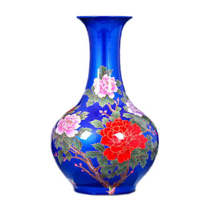 Decorative royal china crystal glazed ceramic ornamental vase Jahrriesnge porcelain of crystal glaze vase cna0824