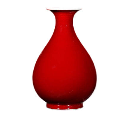Decorative small red ice cracked glaze jars and ornaments Jahrriesnge porcelain of crack glaze red vase cna0947