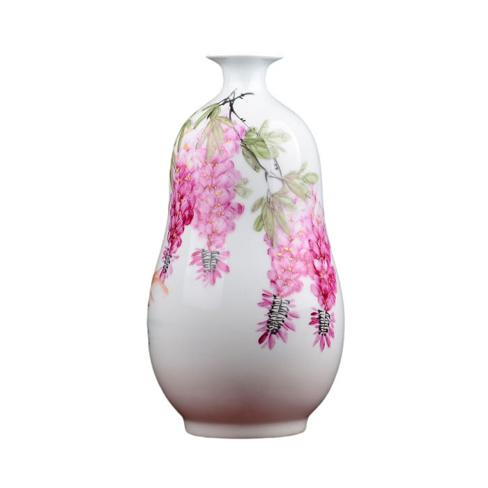 Hand painted odd shaped pastel ceramic flower vases multiple styles Jahrriesnge porcelain of cna1190