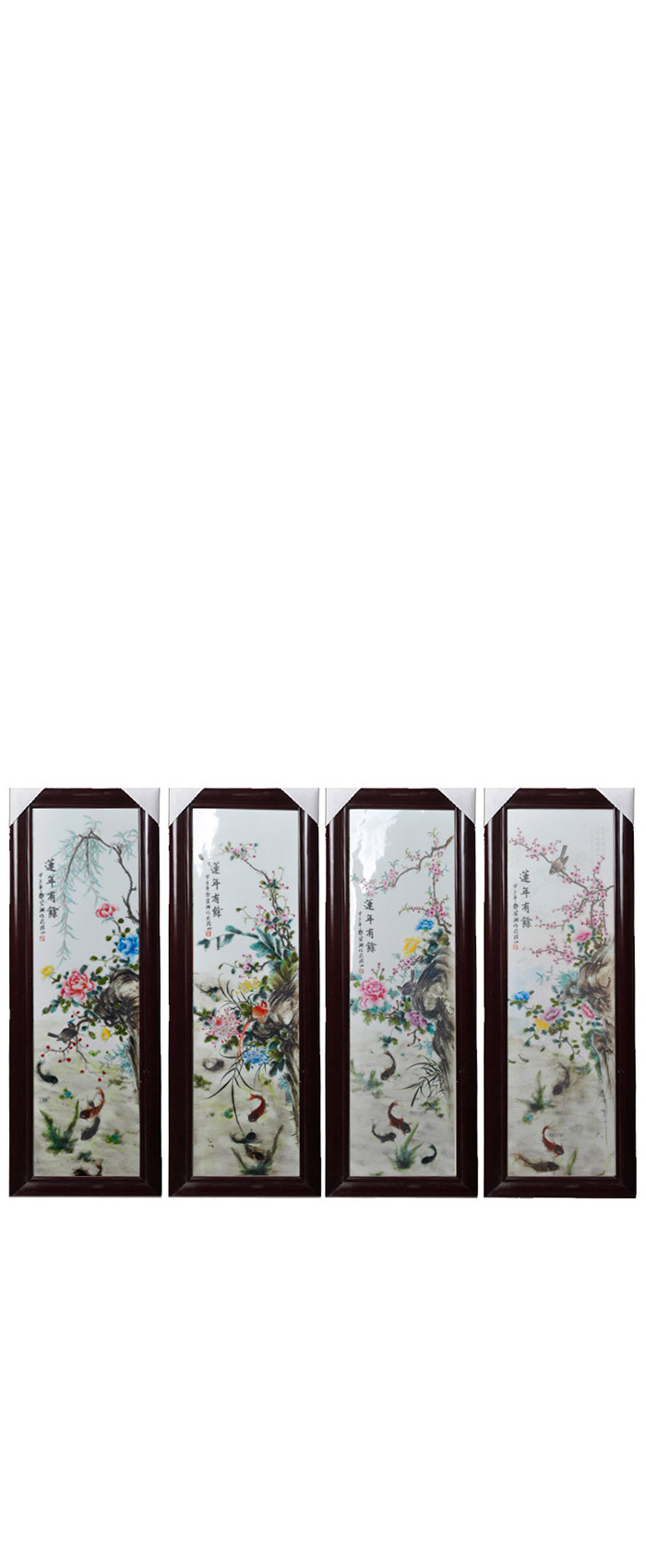 Hand painted birds and flowers painting ceramic wall plates china Jahrriesnge porcelain painting of cna1411