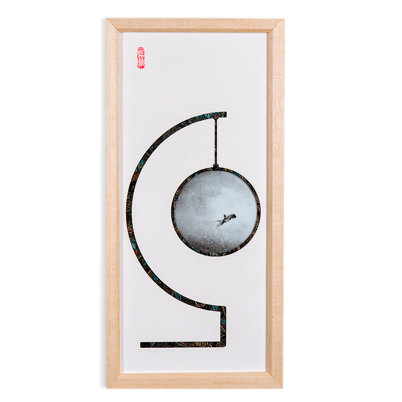 Simple style hand-painted porcelain plate painting for living room Jahrriesnge porcelain painting of cna1529