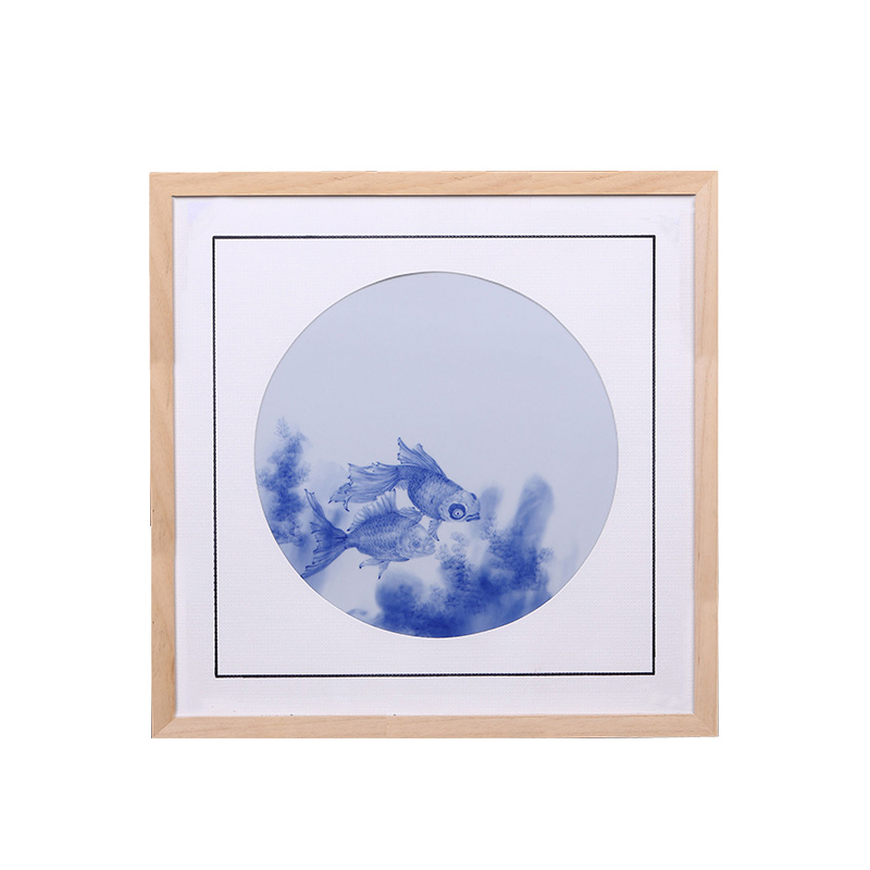 Jingdezhen hand-painted porcelain plate painting corridor living room Jahrriesnge porcelain painting of cna1578