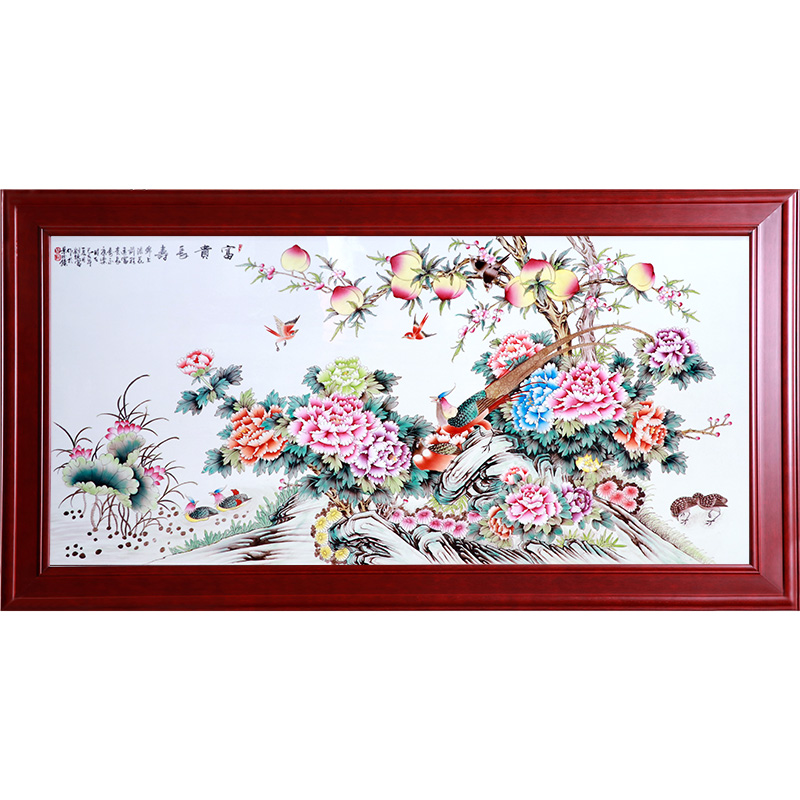 Jingdezhen large Hand-painted ceramics Plate Painting wall ornaments Jahrriesnge porcelain painting of cna1640