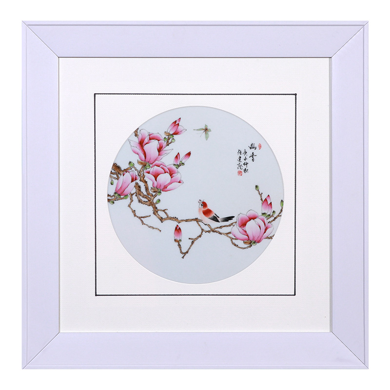 Jingdezhen modern minimalist porcelain plate painting dining room home Jahrriesnge porcelain painting of cna1658