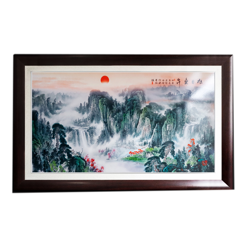 Jingdezhen ceramics plate painting background wall decoration home Jahrriesnge porcelain painting of cna1714