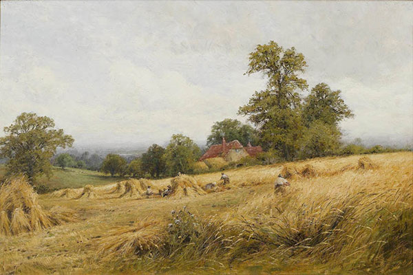 Jahrriesnge Landscape of People-who-are-collecting-in-autumn-lpf01457