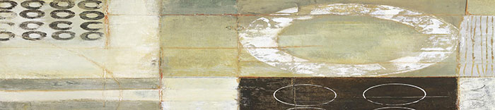 Jahrriesnge Architecture of hotel bedside long decorative painting lpf04329