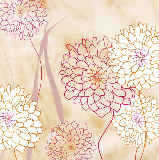 JAHRRIESNGE Floral of flowers lpf05485 