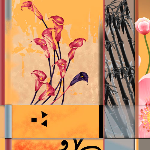 Jahrriesnge Floral of flowers-lpf07507 