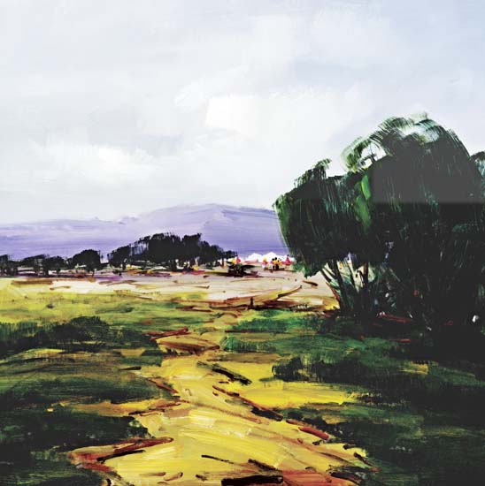 JAHRRIESNGE Landscape of trees lpf08461 