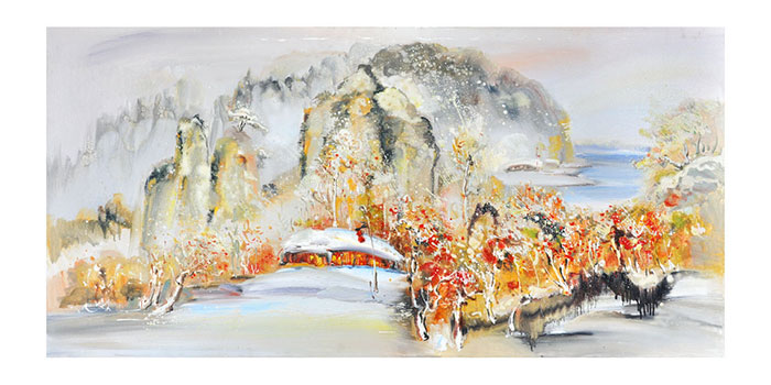 JAHRRIESNGE Landscape of mountains lpf08760 