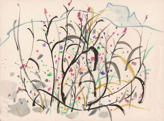 Jahrriesnge Landscape of flowers lpf08973 