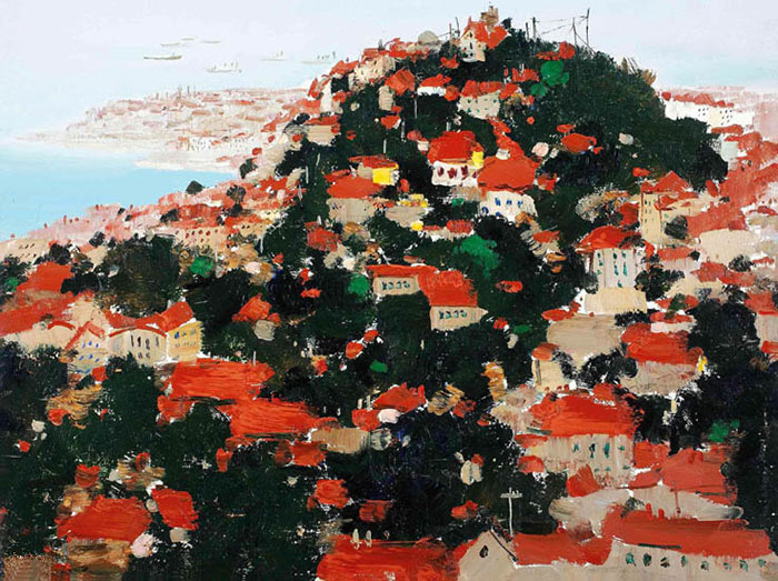 JAHRRIESNGE Landscape of city lpf09227 