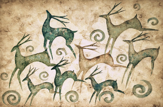 Jahrriesnge Still Life of deer-lpg1237 