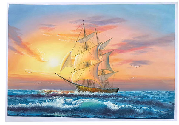 Jahrriesnge Landscape of sailboat-lpg1684 