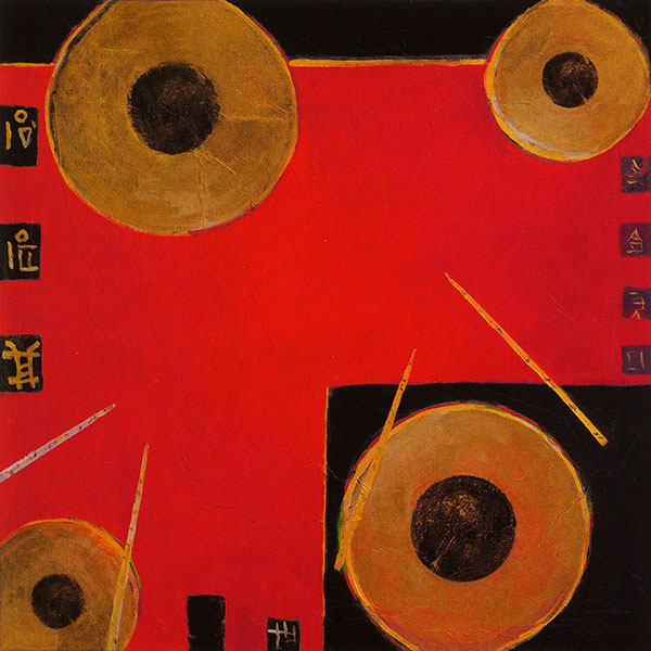 Jahrriesnge Abstract of chopsticks and plates lpg2116 