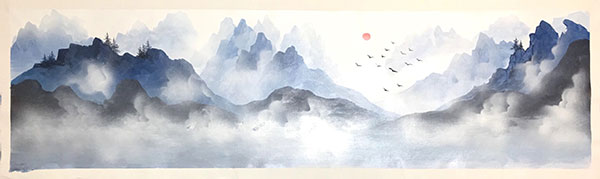 JAHRRIESNGE Landscape of sunrise lpg2720 